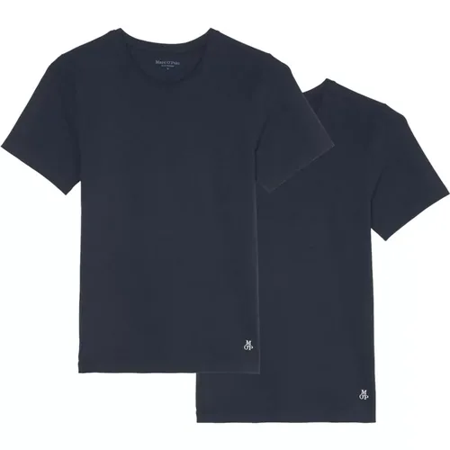 Herren 2er-Pack T-Shirt mit kurzen Ärmeln , Herren, Größe: XL - Marc O'Polo - Modalova