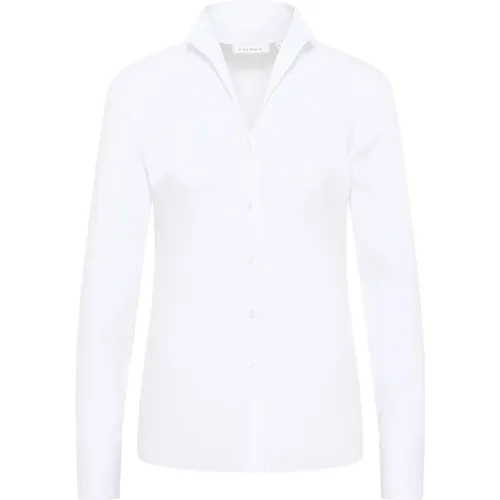 Zeitlose Jersey-Bluse mit eleganten Details - Eterna - Modalova