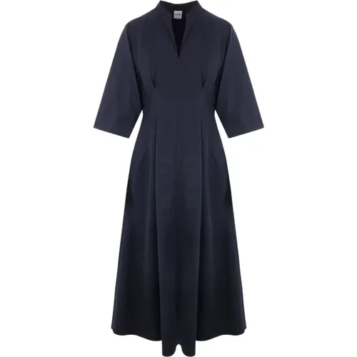 Navy Shirt Dress , female, Sizes: XS, 2XS - Aspesi - Modalova