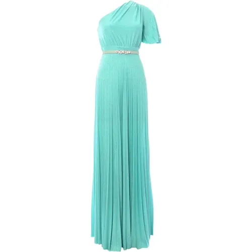 Elegantes Plissee-Kleid mit Lurex®-Details - Liu Jo - Modalova