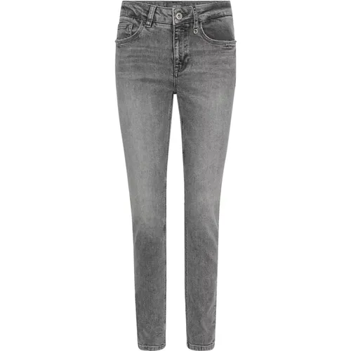 Chic Jeans Light Grey Vintage-Inspired , female, Sizes: W33, W30, W25, W29, W31 - MOS MOSH - Modalova