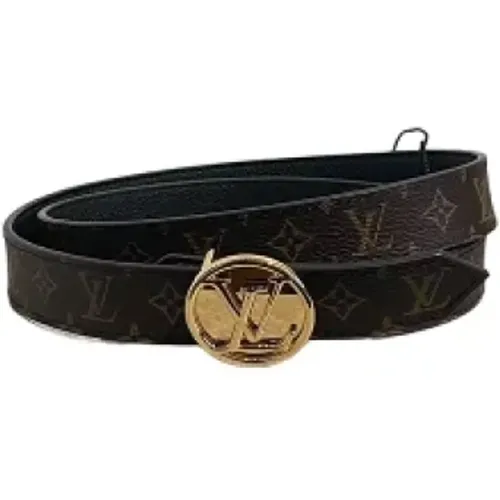 Pre-owned Leather belts , female, Sizes: ONE SIZE - Louis Vuitton Vintage - Modalova