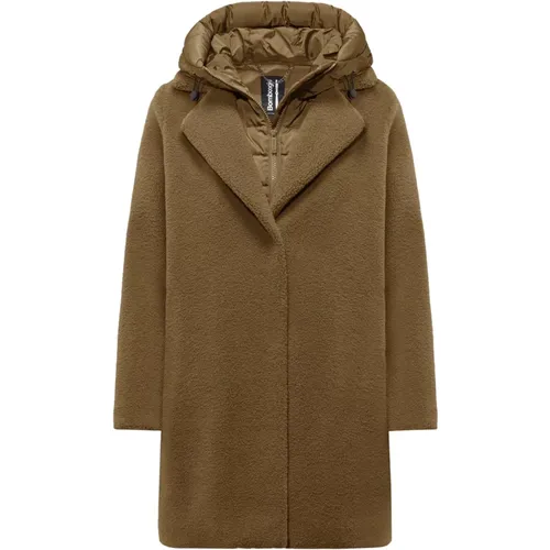 Sherpa Fleece Overcoat - Stay Warm and Stylish , female, Sizes: S - BomBoogie - Modalova