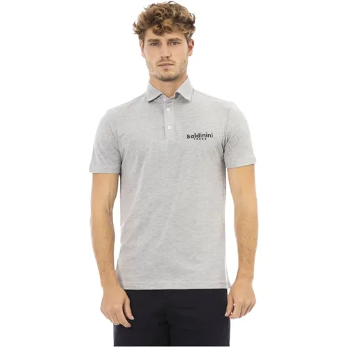 Bestickte Logo Polo Shirts , Herren, Größe: 2XL - Baldinini - Modalova