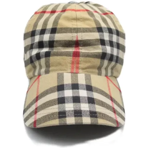 Pre-owned Cotton hats , female, Sizes: ONE SIZE - Burberry Vintage - Modalova