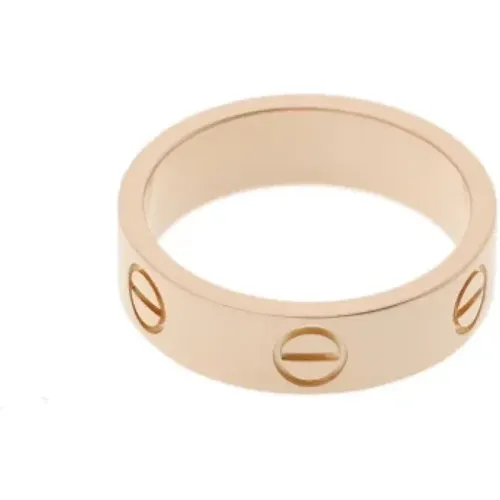 Pre-owned Rose Gold rings , female, Sizes: ONE SIZE - Cartier Vintage - Modalova