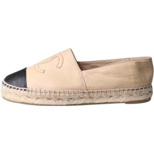 Pre-owned Suede espadrilles , female, Sizes: 4 UK - Chanel Vintage - Modalova