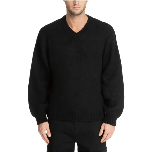 Plain Sweater , male, Sizes: S - Represent - Modalova