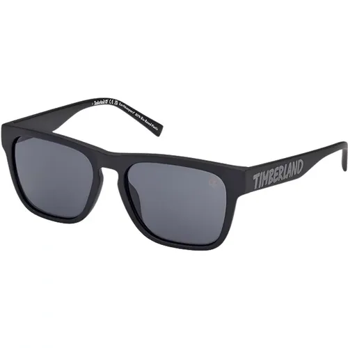 Shiny Sunglasses Tb00011-02A , male, Sizes: 53 MM - Timberland - Modalova