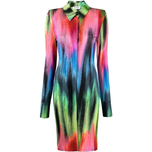 Multicolour Casual Midi Dress , female, Sizes: 2XS, XS - The Attico - Modalova