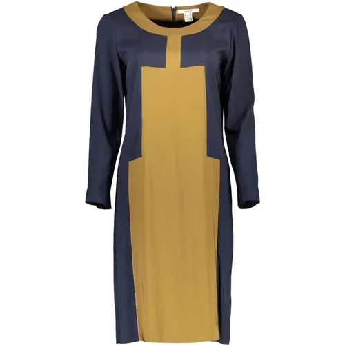 Stilvolles Blaues Midi-Kleid , Damen, Größe: S - Gant - Modalova