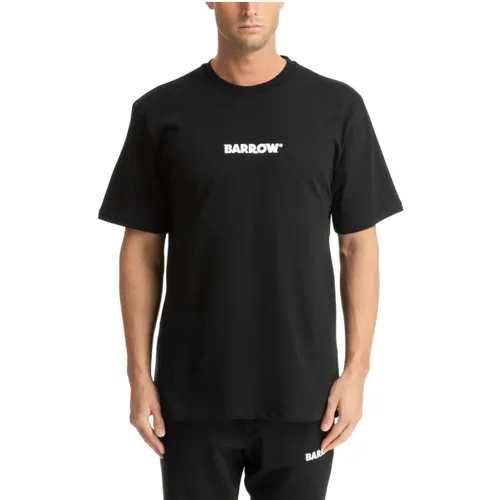 Einfaches Logo T-Shirt , Herren, Größe: M - BARROW - Modalova