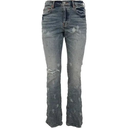 Miab Straight Jeans , male, Sizes: W31 - Purple Brand - Modalova
