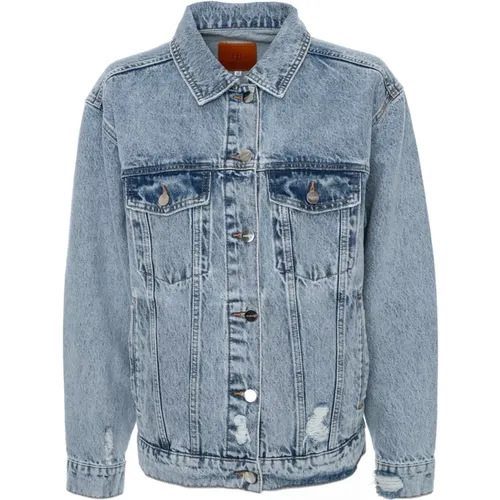 Oversized Denim Jacket im Used-Look , Damen, Größe: XS - Anine Bing - Modalova