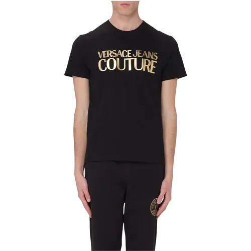 T-Shirts , Herren, Größe: XL - Versace - Modalova