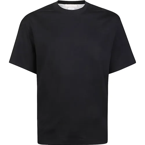 Jersey Cotton Crewneck T-Shirt , male, Sizes: L, 2XL, S, M, XL - Eleventy - Modalova