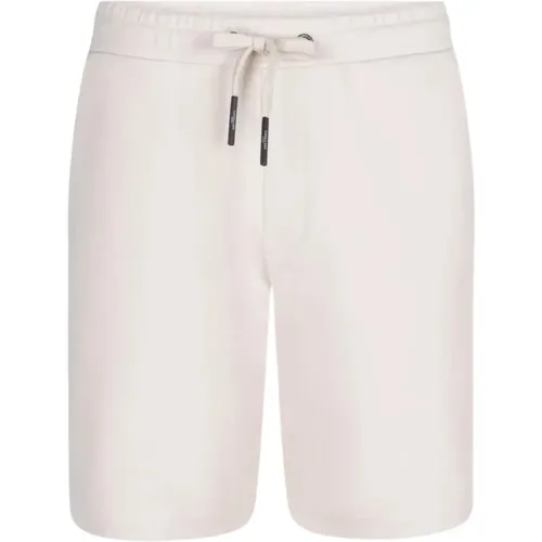 Ecru Shorts for Men , male, Sizes: L, M - Cavallaro - Modalova