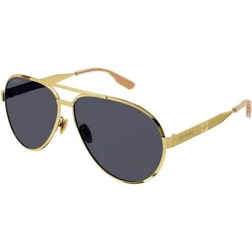 Gold Graue Sonnenbrille Gg1513S - Gucci - Modalova