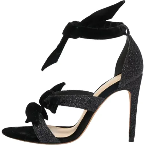 Pre-owned Velvet sandals , female, Sizes: 3 1/2 UK - Alexandre Birman Pre-owned - Modalova