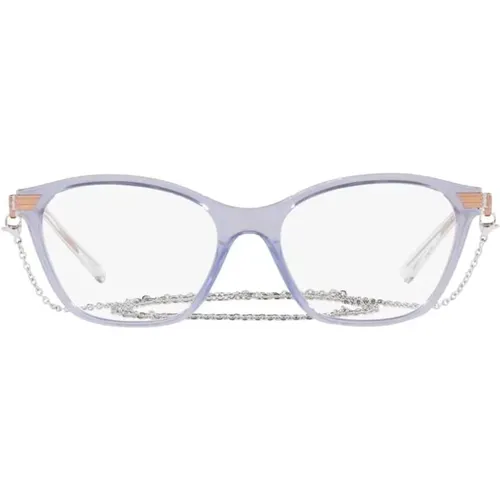 Transparent Violet Eyewear Frames , female, Sizes: 51 MM - Vogue - Modalova