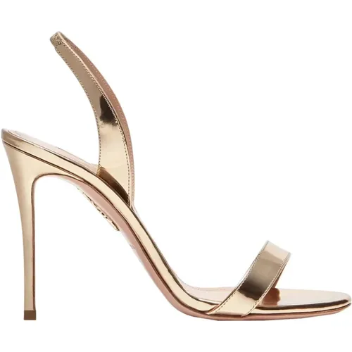 Nude Sandal 105mm , Damen, Größe: 41 EU - Aquazzura - Modalova