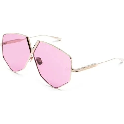 Vls115 C Sunglasses,Goldene Sonnenbrille für den täglichen Gebrauch - Valentino - Modalova