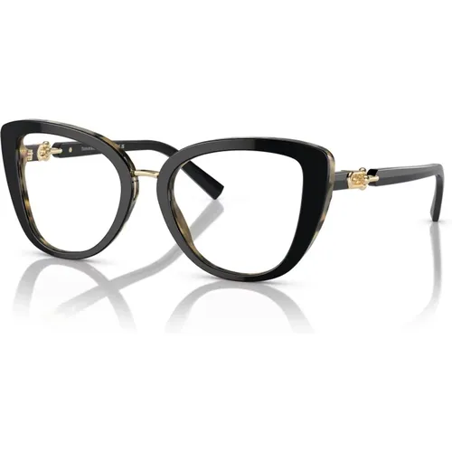 Fashion Eyewear Frames Yellow Havana , unisex, Größe: 52 MM - Tiffany - Modalova