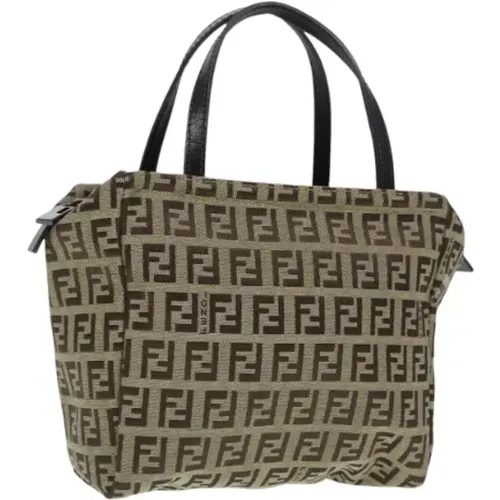 Pre-owned Canvas handbags , female, Sizes: ONE SIZE - Fendi Vintage - Modalova