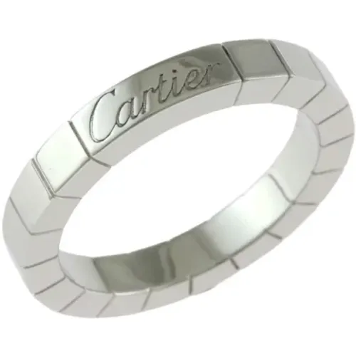 Pre-owned White Gold rings , female, Sizes: ONE SIZE - Cartier Vintage - Modalova