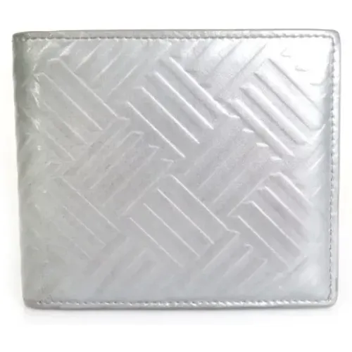 Pre-owned Silver Leather Wallet , female, Sizes: ONE SIZE - Bottega Veneta Vintage - Modalova