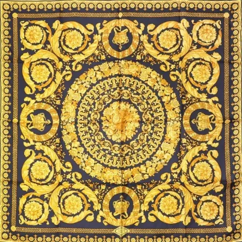 Pre-owned Silk scarves , female, Sizes: ONE SIZE - Versace Pre-owned - Modalova