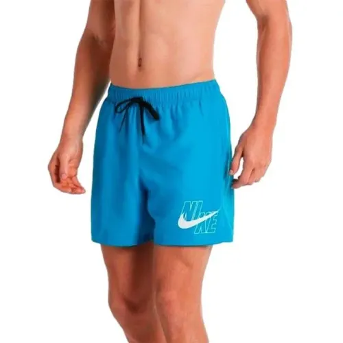 Blaue Herren Volley Badehose , Herren, Größe: L - Nike - Modalova