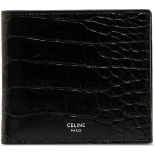 Pre-owned Leather wallets , male, Sizes: ONE SIZE - Celine Vintage - Modalova