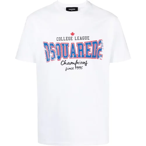 T-Shirt , male, Sizes: M - Dsquared2 - Modalova