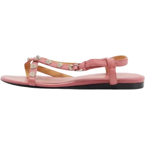 Pre-owned Leather sandals , female, Sizes: 3 UK - Balenciaga Vintage - Modalova