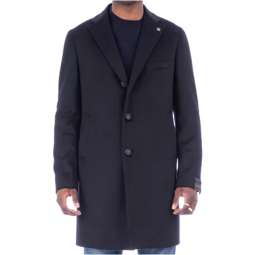 Wool Baronetto Coat , male, Sizes: M - Tagliatore - Modalova