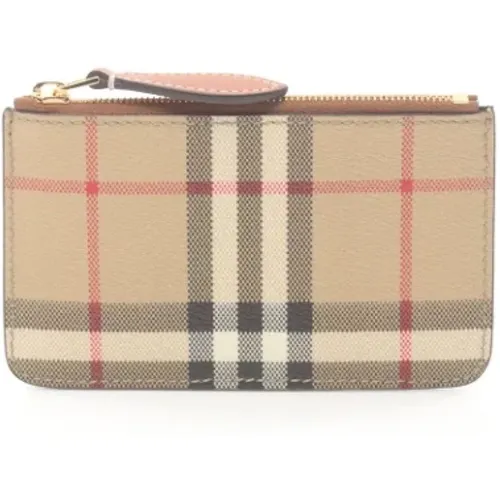 Pre-owned Canvas wallets , female, Sizes: ONE SIZE - Burberry Vintage - Modalova