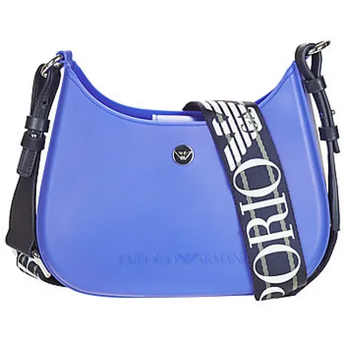 Stilvolle Mini-Schultertasche Blau - Emporio Armani - Modalova