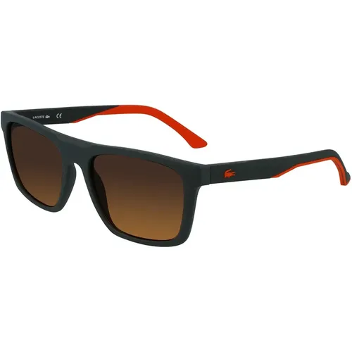 Matte Grey Sonnenbrille L957S-022 - Lacoste - Modalova