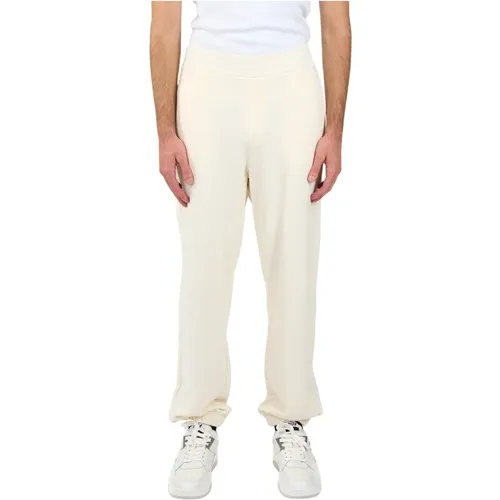 Logo-Sweatpants mit weitem Bein Regular Fit , Herren, Größe: M - MSGM - Modalova