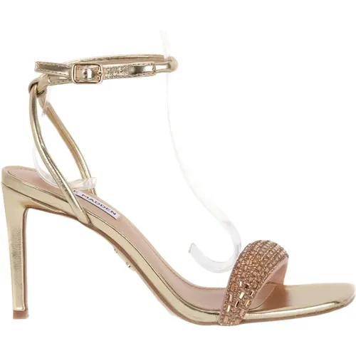 Gold Entice High Heel Sandals , female, Sizes: 4 1/2 UK - Steve Madden - Modalova