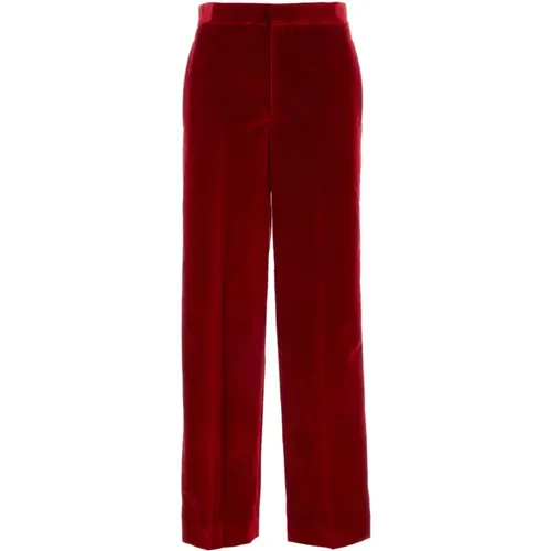 Rote Samthose , Damen, Größe: S - JW Anderson - Modalova