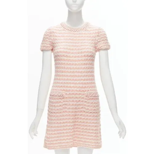 Pre-owned Cotton dresses , female, Sizes: S/M - Chanel Vintage - Modalova