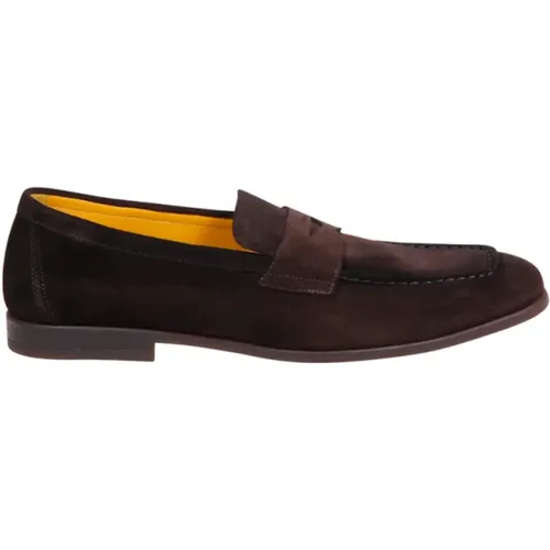 Klassische Penny Loafer Schuhe , Herren, Größe: 40 1/2 EU - Doucal's - Modalova