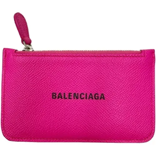 Pre-owned Leather wallets , female, Sizes: ONE SIZE - Balenciaga Vintage - Modalova