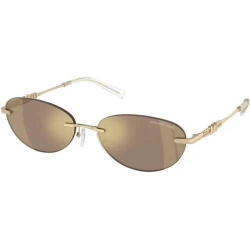 Mirrored Lens Sunglasses Manchester , unisex, Sizes: 58 MM - Michael Kors - Modalova