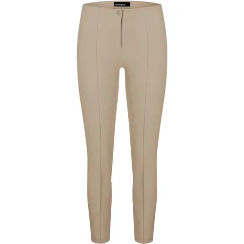 Ankle-length Elastic Waist Trousers , female, Sizes: S - CAMBIO - Modalova