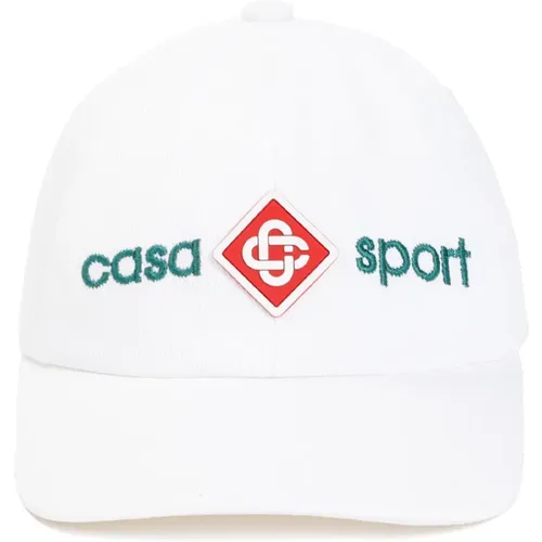 Baseball Logo Cap , male, Sizes: ONE SIZE - Casablanca - Modalova
