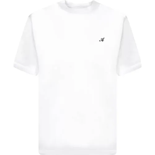 Weiße Baumwoll-T-Shirt mit Frontlogo , Herren, Größe: S - Axel Arigato - Modalova