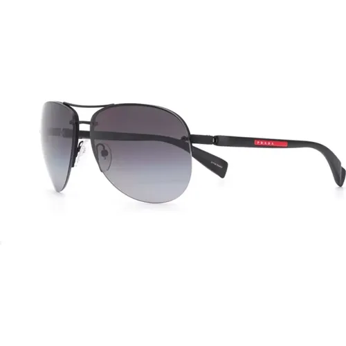 Linea Rossa Sunglasses , male, Sizes: 65 MM - Prada - Modalova
